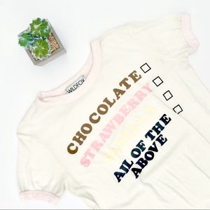 All of the Above ringer tee